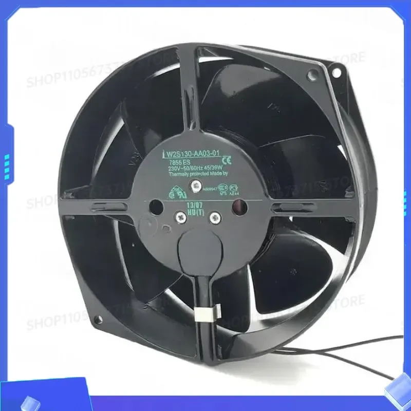 for W2S130-AA03-01 AA03-21 AA03-44 AA03-71 AB03-77 EBM Fan AC230V Frequency Converter Cooling Fan 7855ES Replacement