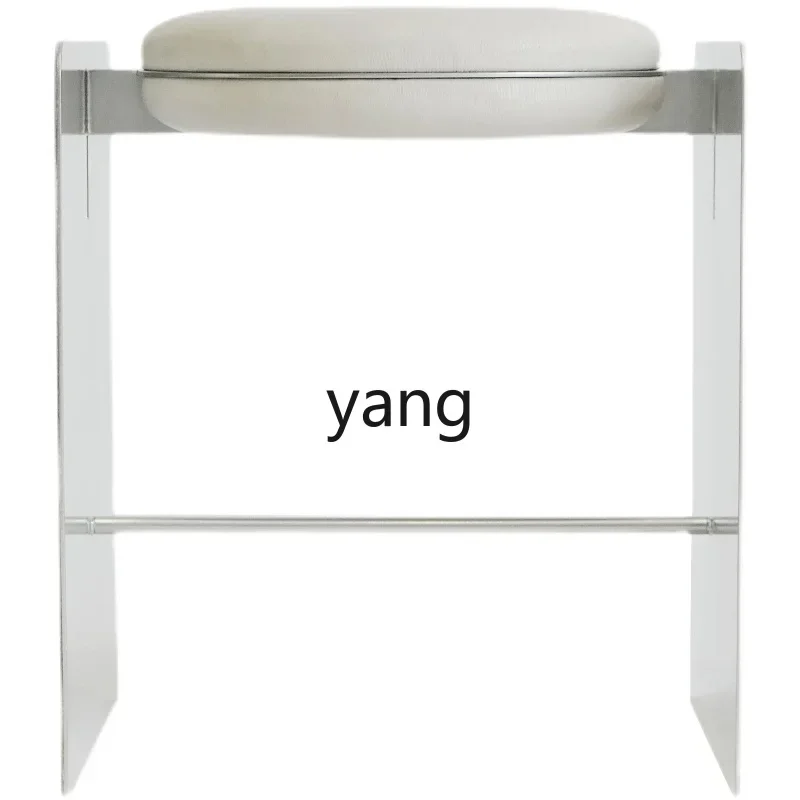 

Yjq Stainless Steel Silent Style Sofa Side Table Modern Simple Original Shoe Changing Stool