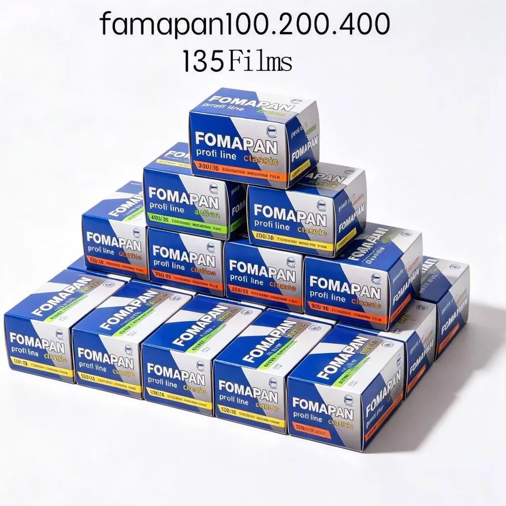 Black And White Film New 135  Film Fomapan 100/200/400 Film Kinetoscope Move Film Classic Subpackage Rolls 36 Exposure Per Roll
