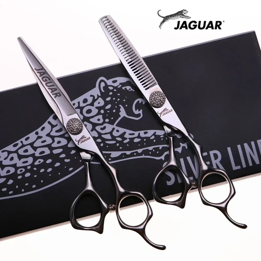 

6" hair scissors Professional Hairdressing scissors set Cutting+Thinning Barber shears High quality Silver styles