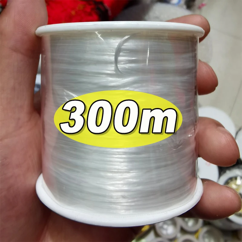 300 متر قوي مطاطا كريستال الديكور الموضوع الحبل مجوهرات جعل قلادة سوار DIY بها بنفسك الخرز سلسلة لمط سمك 0.5-1 مللي متر
