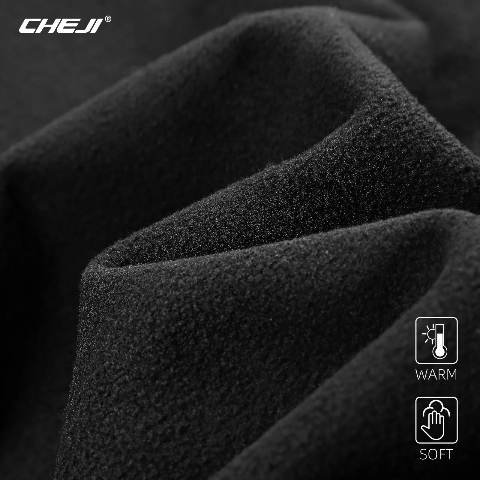 CHEJI Winter Women Cycling Jackets Jerseys Long Sleeves Full-zips Fleece-Lined Clothes Riding Sport Breathable Slim Ciclismo