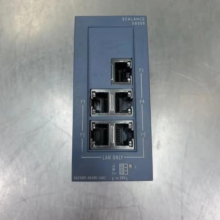 

New And Original 6GK5005-0BA00-1AB2 SCALANCE XB005 Ethernet Switch Module. 3E-39 Stock In Warehouse PLC Programming Controller