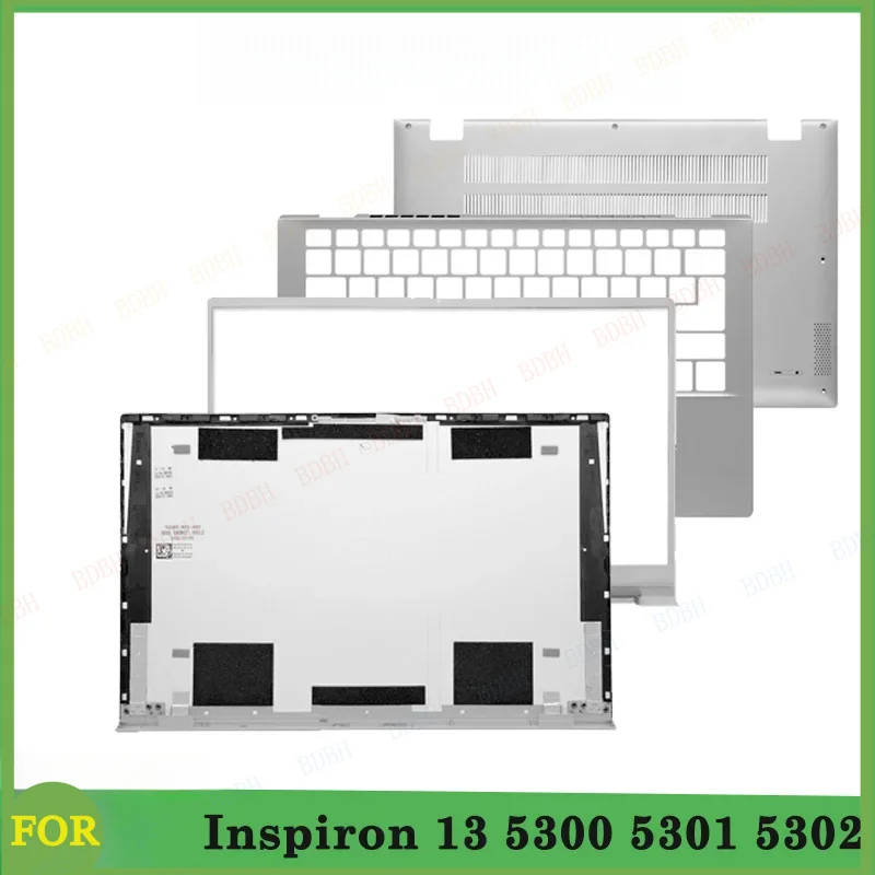

New For Inspiron 13 5300 5301 5302 Replace Silver Laptop Screen Back Cover Front Frame Keyboard Bezel Bottom Case