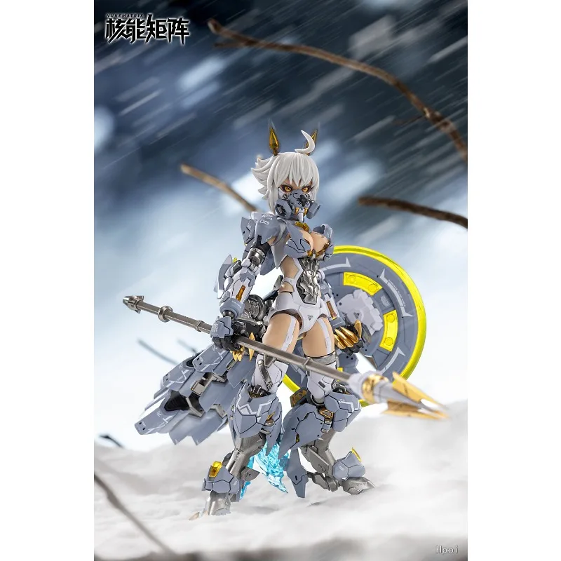 New Stock Genuine NUKE MATRIX Machine Assembly Model Sniper Hunting Fox Vivian Haye Polar White Fox Model Toy Collectibles Gift