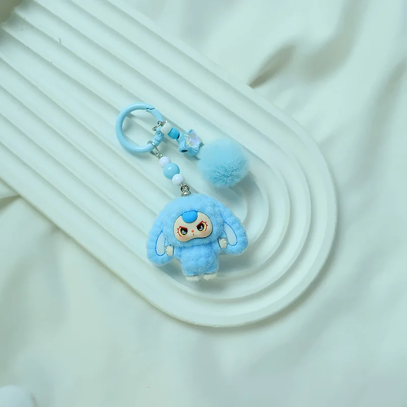 

Miaoqiu K40 3D Doll 3D Ear-drooping Rabbit keychain Pendant Little Cute Schoolbag diy Cute particle Pendant
