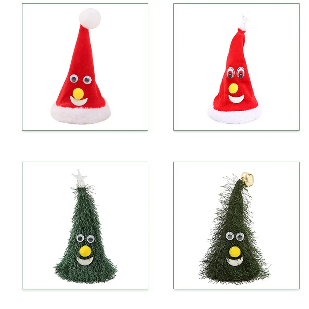 

6 Inch Musical Rocking Christmas Tree Electric Swing Decoration Festive Creative Tree for Xmas Party Home Gift Idea