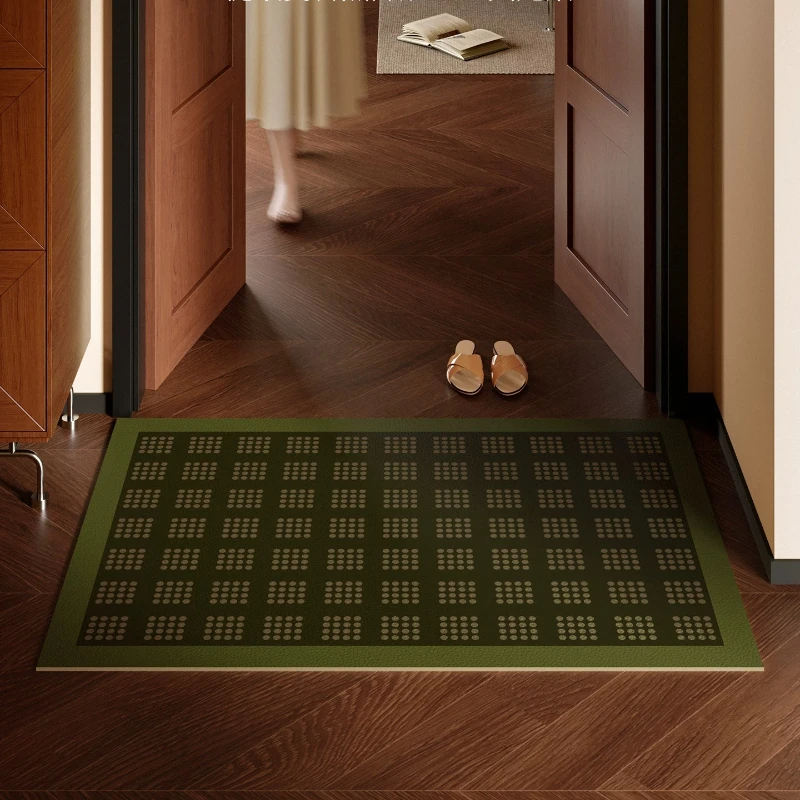 New Leather Entrance Doormat, Dirt-resistant, Wear-resistant, and Non-slip for Home Use Doormat Entrance Door felpudos puerta