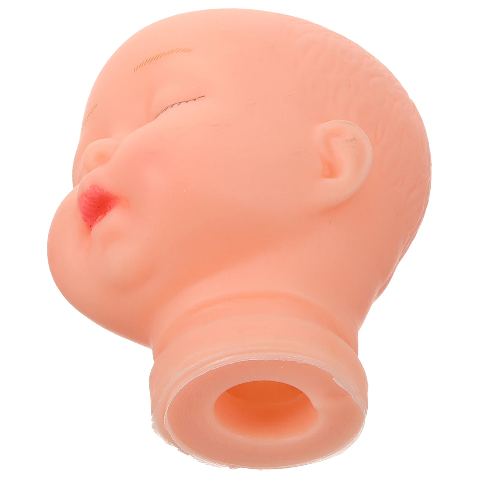 Mini Sleeping Baby Dolls Mannequin Pvc Heads for Crafts Keychain Hanging Decor