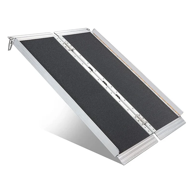 Portable aluminum alloy ramp assist wheelchair ramp pad climbing board extendable aluminum ramp