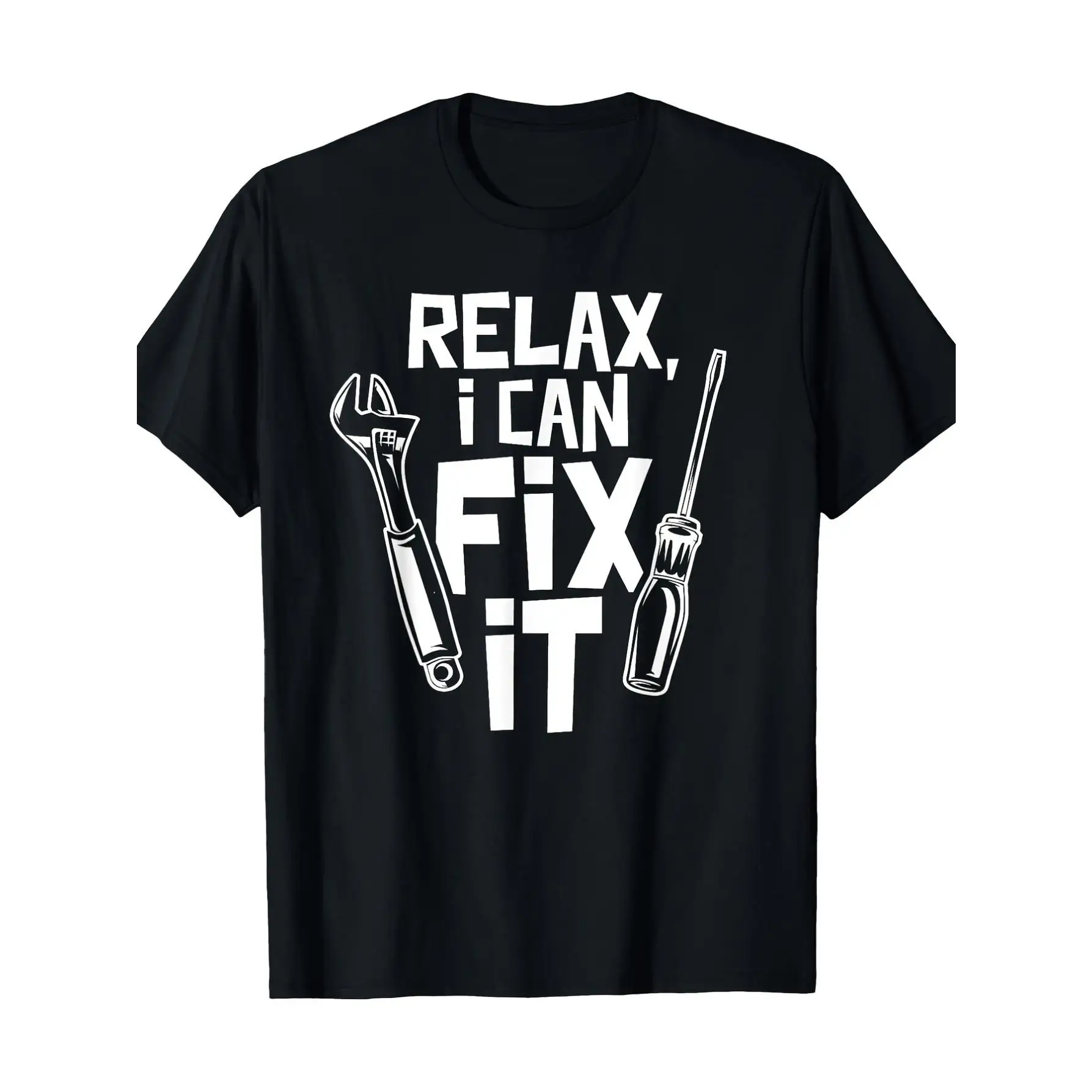 

Men's Funny Mechanic T-Shirt | "I Can Fix It" Tools Graphic Tee | Father's Day DIY Handyman Gift Top