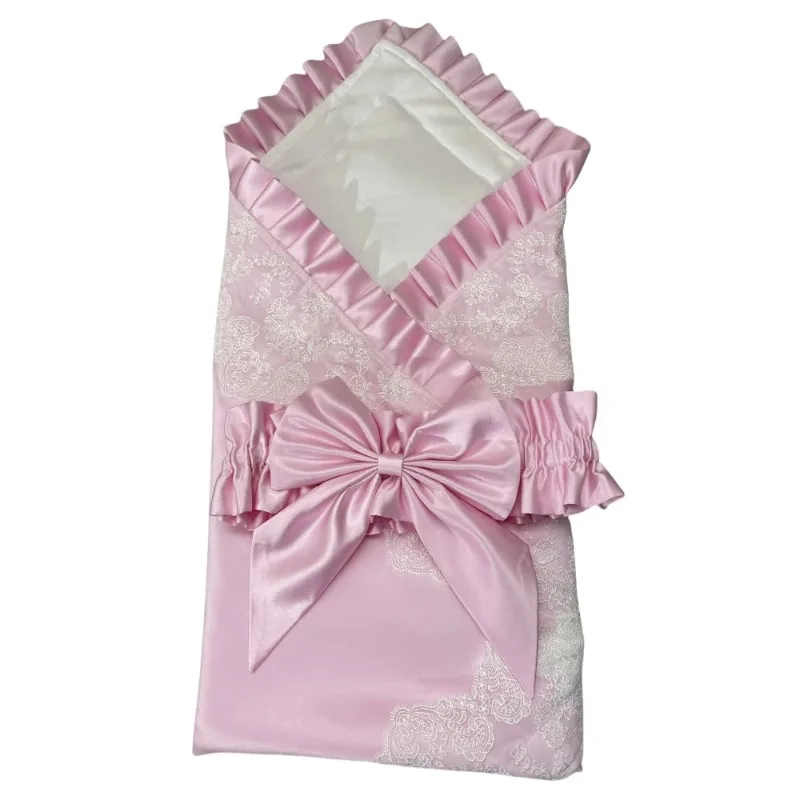 بطانية شتوية من الدانتيل الفرنسي - تلقي التفاف لحديثي الولادة والأولاد والبنات للتصوير الفوتوغرافي ropa de bebe niña kratريسماخيز أغنيون상 #6