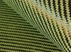 3K 200gsm1100D real Carbon fiber Kevlar Black & Yellow mixed Fabric 2x2 W Twill Carbon Kevlar cloth Aramid fiber 40