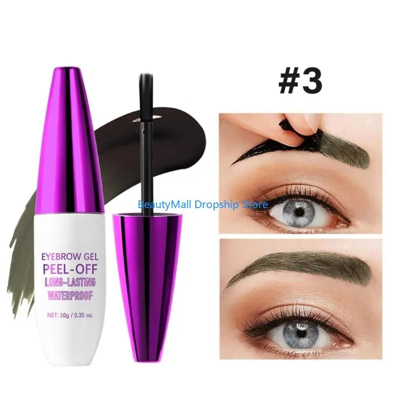 40JD décolle le Gel à sourcils tatoué, le Gel à sourcils teinté décolle le tatouage, Gel teinture pour sourcils résistant