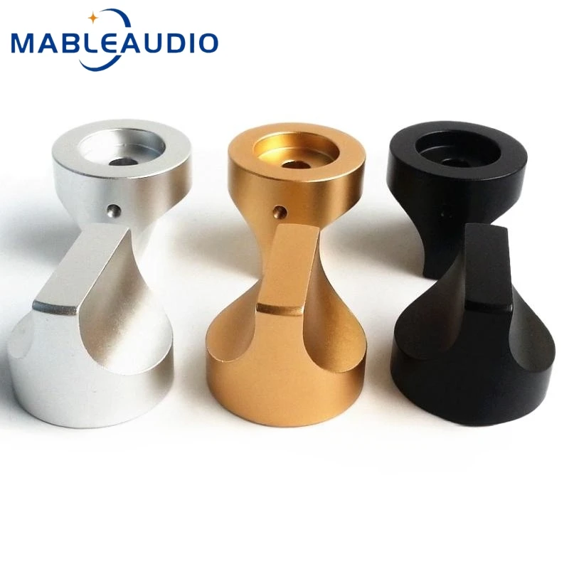 1 peça 30x25mm botão sólido de liga de alumínio potenciômetro de volume efetor de guitarra amplificador de som hifi botão de tom