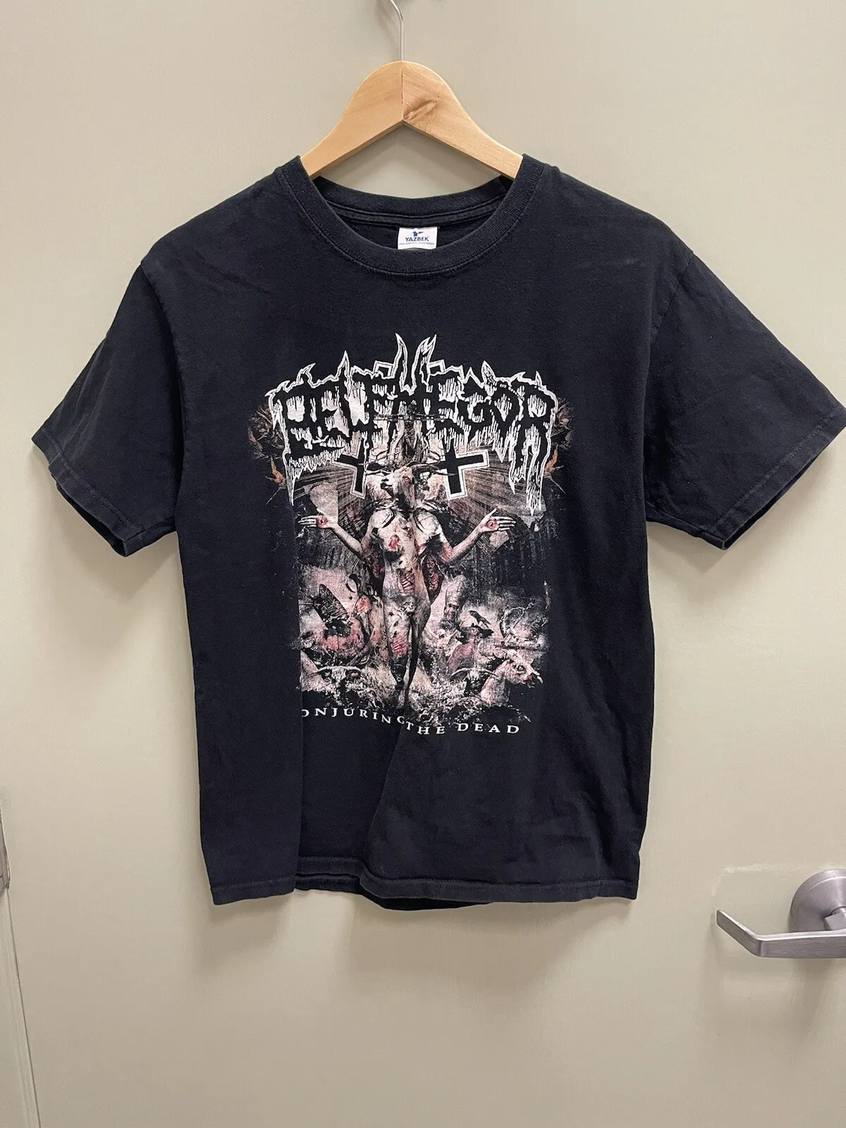 Belphegor T Shirt Conjuring The Dead Black Double Sided Size M
