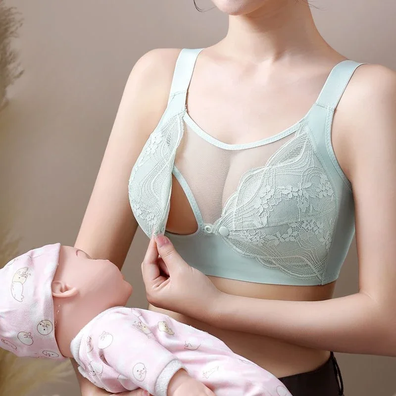 Breastfeeding bra, comfortable for postpartum breastfeeding, specially designed for pregnant women to gather auxiliary breasts