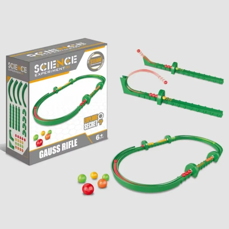 

Набор магнитных строительных блоков, набор для научных экспериментов, магнитная головоломка с шариками на треке, развивающая обучающая игрушка для детей, креативный подарок