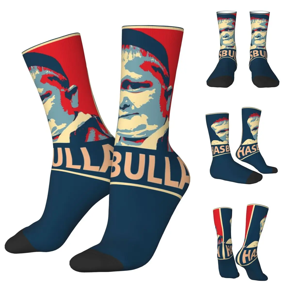 

3D printing cosy Unisex Socks,Hip Hop Hasbulla Fighting Interesting Four Seasons Socks