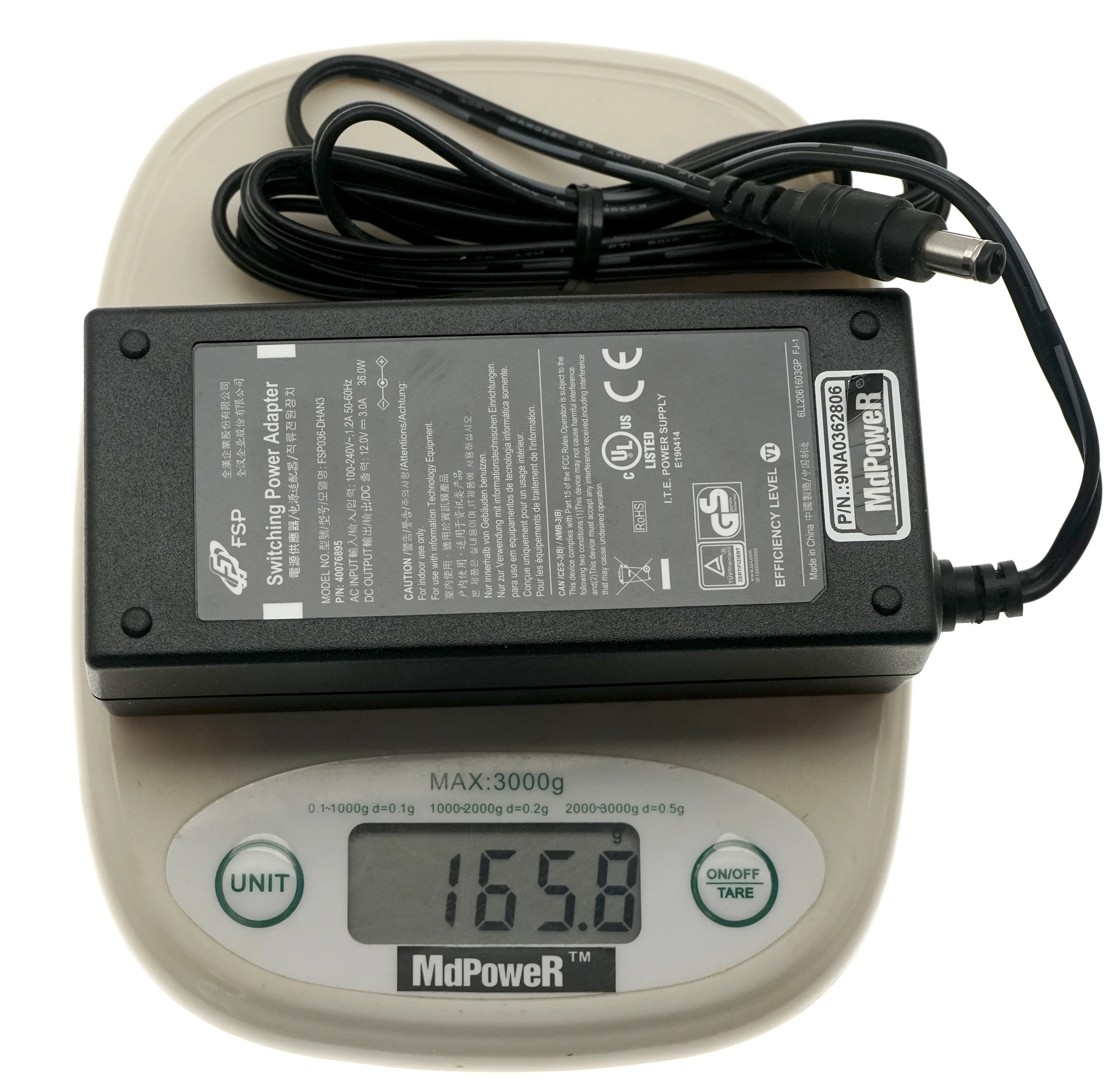 حقيقي FSP FSP036-1AD101C FSP036-DHAN3 12V 3A 36W 5.5*2.5mm AC محول شاحن التيار الكهربائي FSP036RHAN FSP036-RHAN2 FSP036-RAB #6