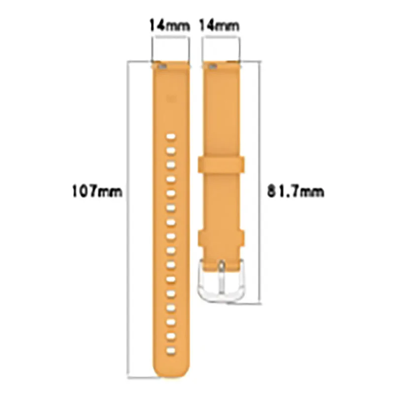 Ремешок для Garmin Lily 2, официальный силиконовый мягкий ремешок для часов 14 мм, браслет для Garmin Lily 2, силиконовый ремешок 14 мм, аксессуары