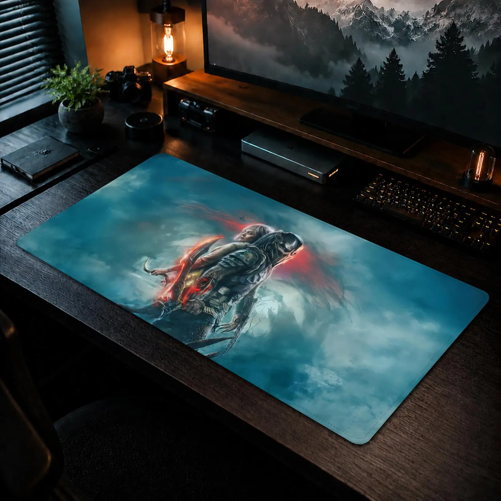 

Predator Badlands Mouse Pad Gaming office Non-slip Desk Mat Diy Mousepad Large Game Keyboard overlock