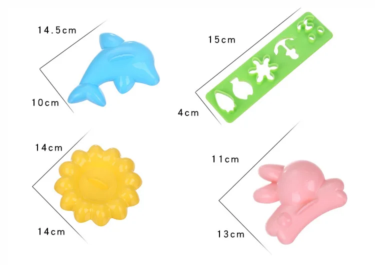 4 Hoạt Hình Dễ Thương Sushi Nori Khuôn Cơm Trang Trí Cắt Bento Máy Làm DIY Dụng Cụ Nhà Bếp Accessorie Nhà DIY Dễ Thương Làm Bánh nori Dụng Cụ Làm Sushi