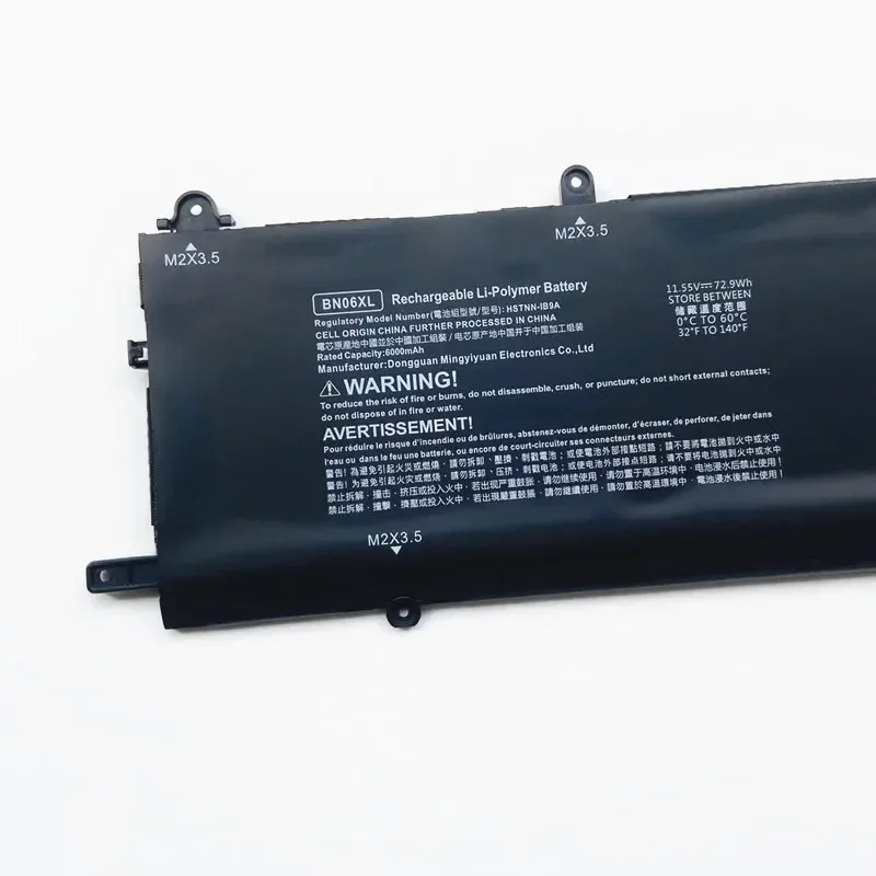 New BN06XL HSTNN-IB9A Laptop Battery For HP Spectre X360 15-EB0000UR EB1071MS EB1426NO EB0520NA L68235-1C1 L68299-005 Notebook