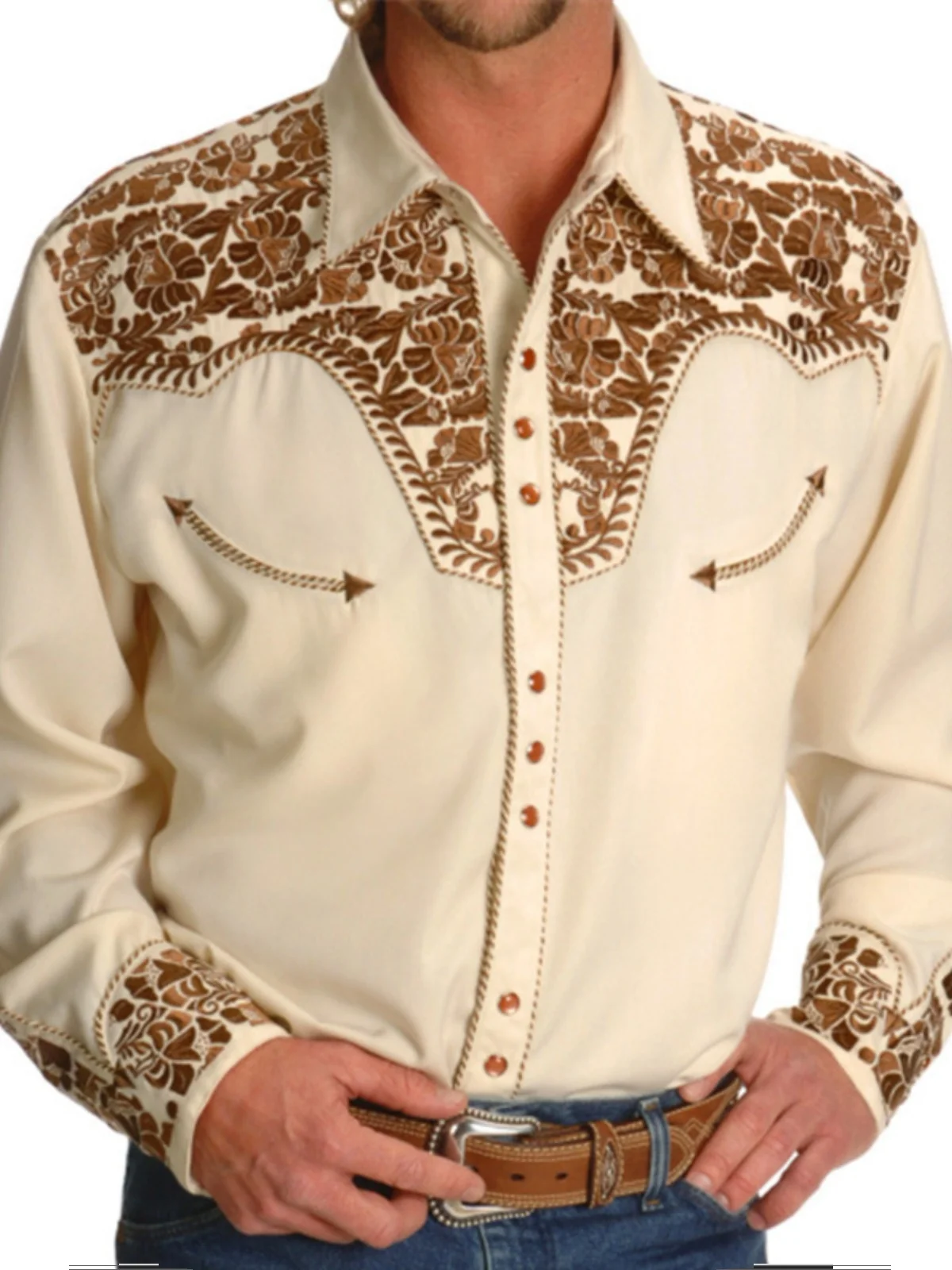 

Men's Faionable Printed Loose Sved irt Long Sve Floral Pattern Casual irt for Daily Wear Spring Summer Autumn Winter