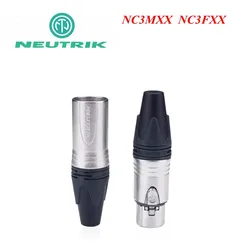 20PCS/lot FOR NEUTRIK connector 10PCS NC3MXX & 10PCS NC3FXX Male et femelle Un ensemble 3 Broches XLR Connecteur avec!