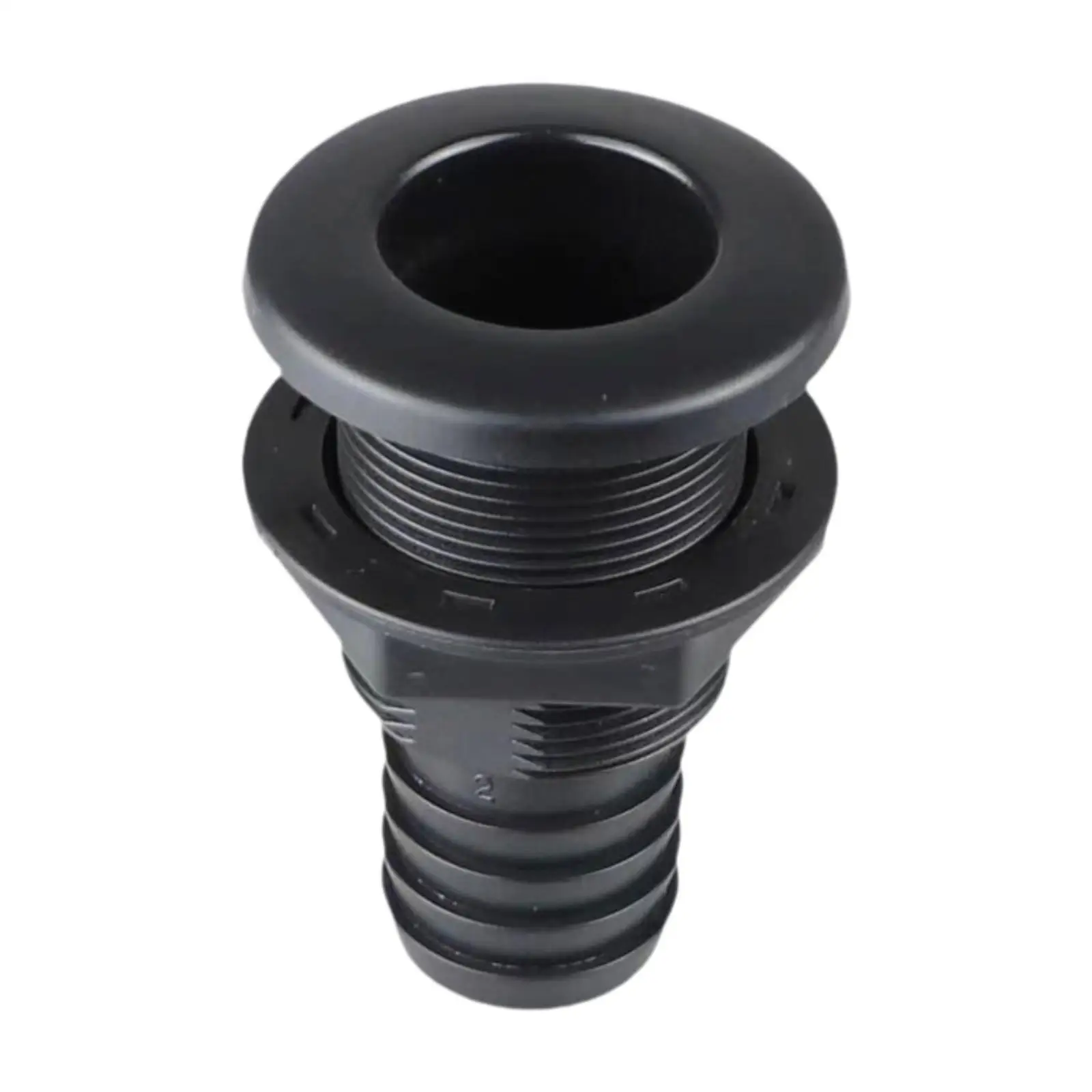 Yacht and Boat Drain Outlet ABS Through Hull Fitting Secure Deck Drain Plug Connector for Bilge Use