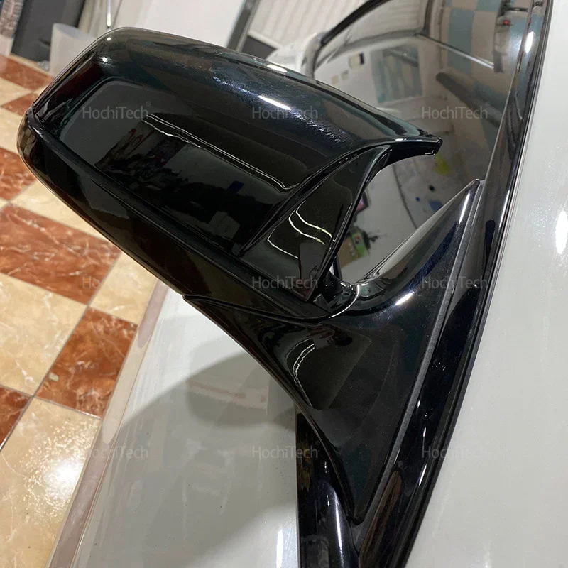 Für BMW 5 6 7 Serie E60 E61 E63 E64 F06 F07 F10 F11 F13 F01-F04 Carbon Faser muster Schwarz Seite Flügel Rückspiegel Abdeckung Kappe – Detail 34