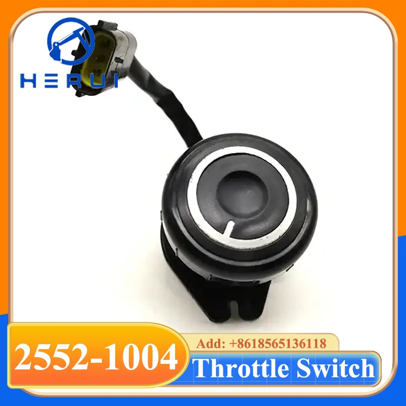 300661-00004 2552-1004 Fuel Dial Throttle Knob Switch for DH220-5 DX140 DX210 DX225LC DX300 DX340 Excavator