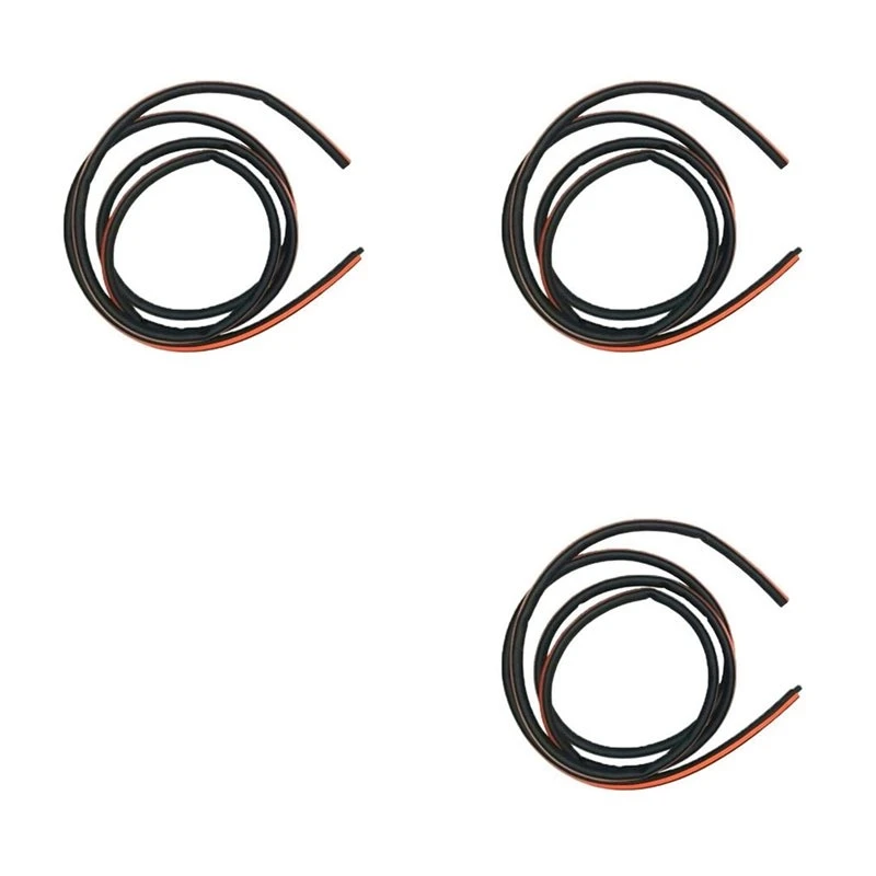 3X New High Quality Car Door Seal 2047271187 A2047271187 For Mercedes-Benz E-Class M/B/S/A/C/GL Class Maybach S-Class