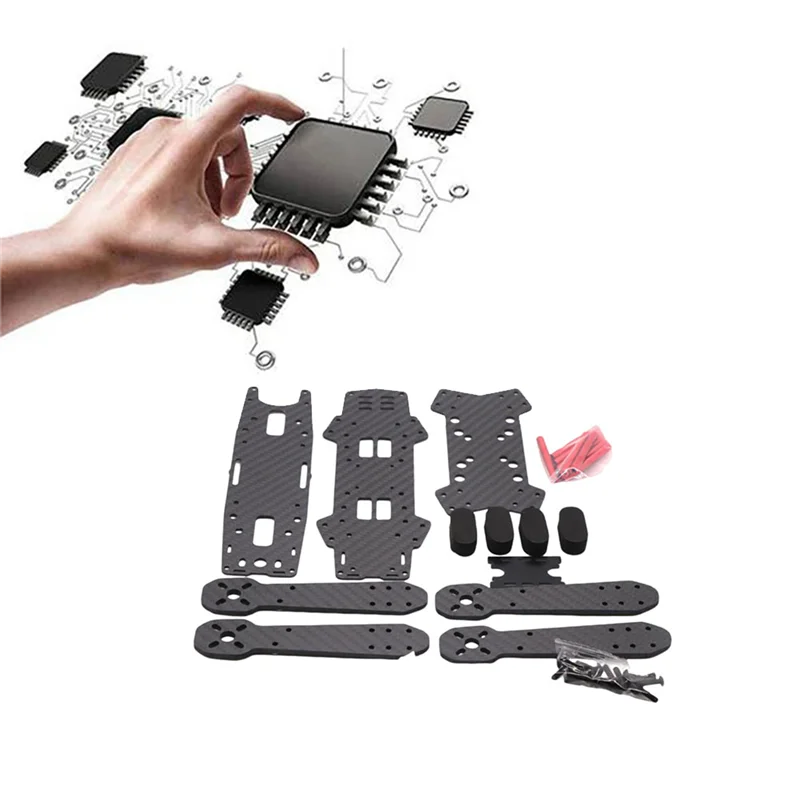 โครงคาร์บอนไฟเบอร์ A45F-QAV250 V3 สำหรับโดรนควอดคอปเตอร์ขนาดเล็ก 4 แกน แบบมัลติคอปเตอร์ FPV  โครงยังไม่ประกอบ