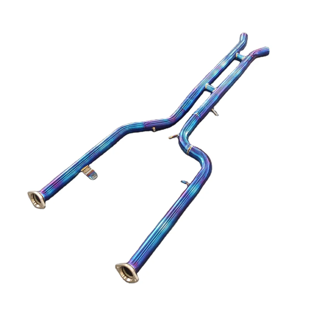 

Высокопроизводительная выхлопная труба (Midpipe) для G80 G82 3.0T, 3-дюймовые титановые средние трубы, двойной X-образный патрубок