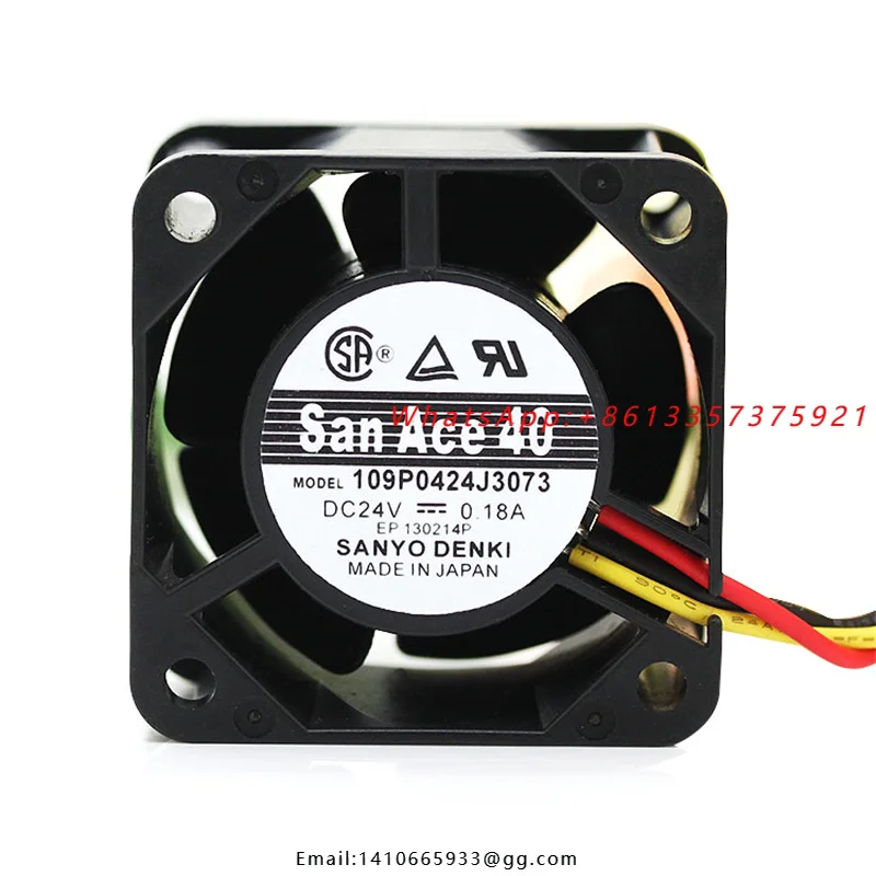 New San Ace 40 4cm Server Fan  4028 40*40*28mm 24V 0.18A 0.095A Server Cooling Fan 109P0424J3073 109P0424H316 109P0424J3D013