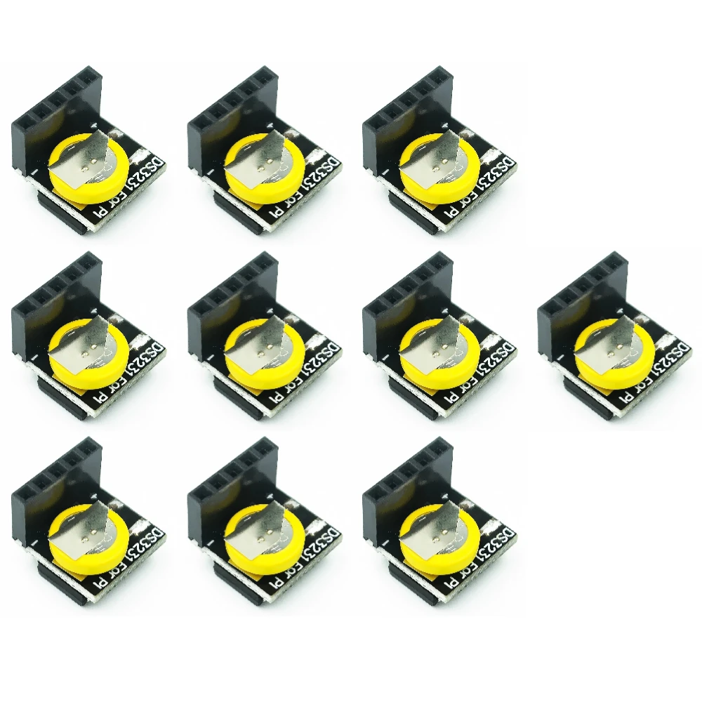 1-10PCS Módulo de relógio em tempo real DS3231 RTC 3.3V/5V com bateria para Raspberry Pi para arduino XCW