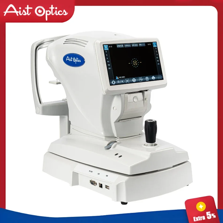 Auto Refractor Automatically Measure The Corneal Curvature Power Auto Refractometer with Keratometer Optical Optometry Machine