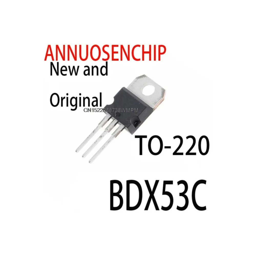 10PCS New and Original TRANS NPN DARL 100V 8A TO-220 BDX53C