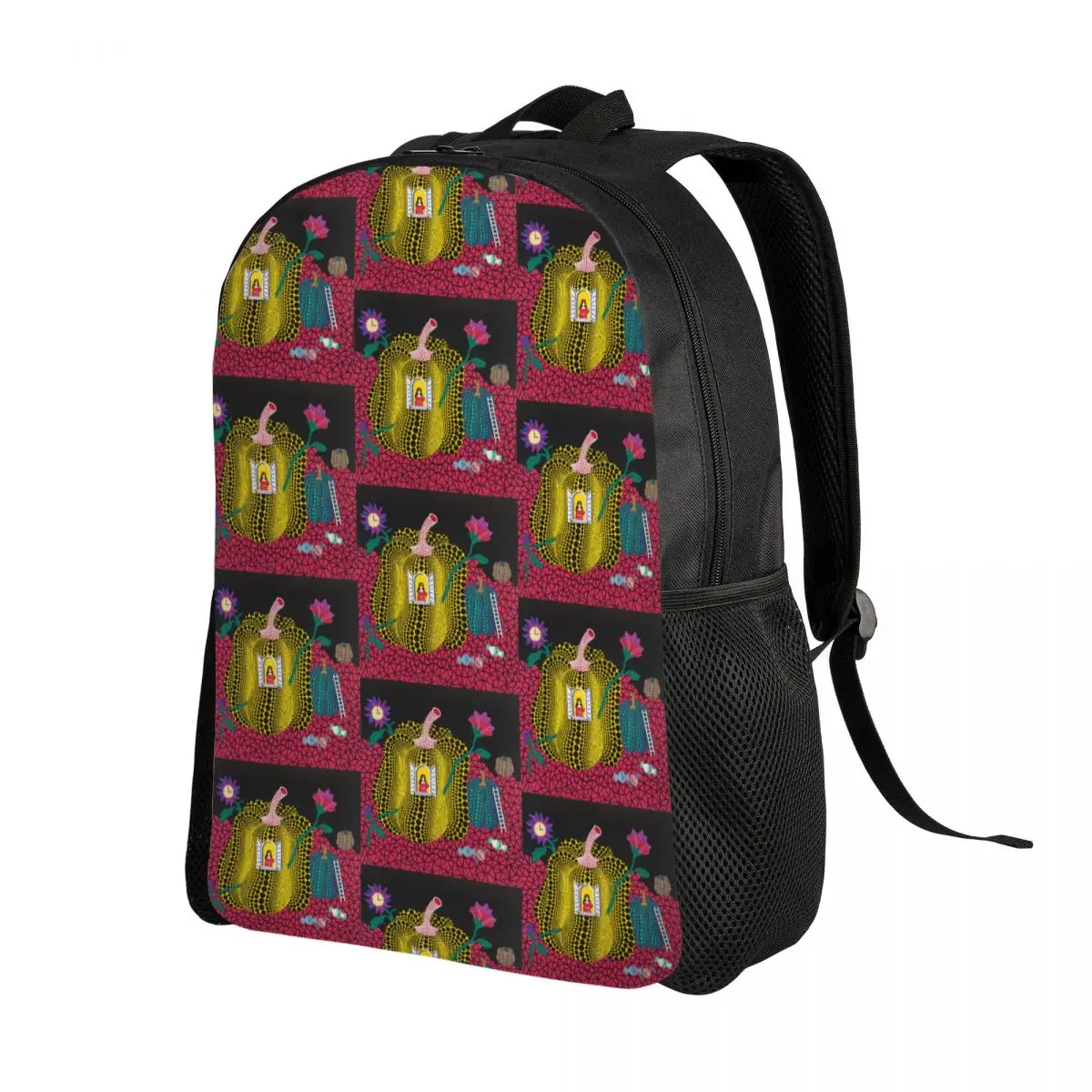 Yayoi Kusama Abstract Painting Travel Backpack Men Women School Computer Bookbag College Student Daypack Bags