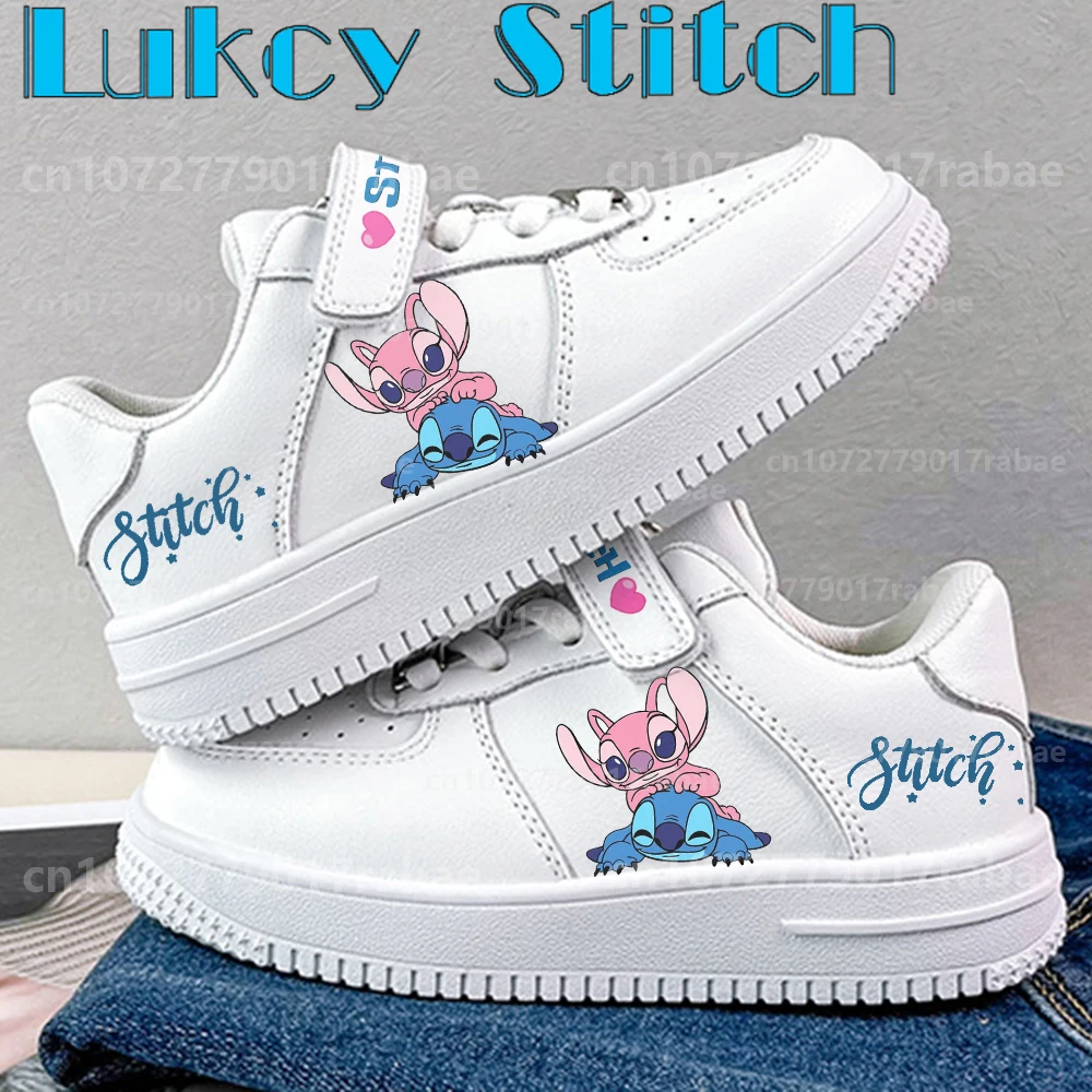 Stitch shoes sneakers per bambini studente Casual basket Kid Sneakers ragazze ragazzi che corrono scarpe sportive di moda regalo