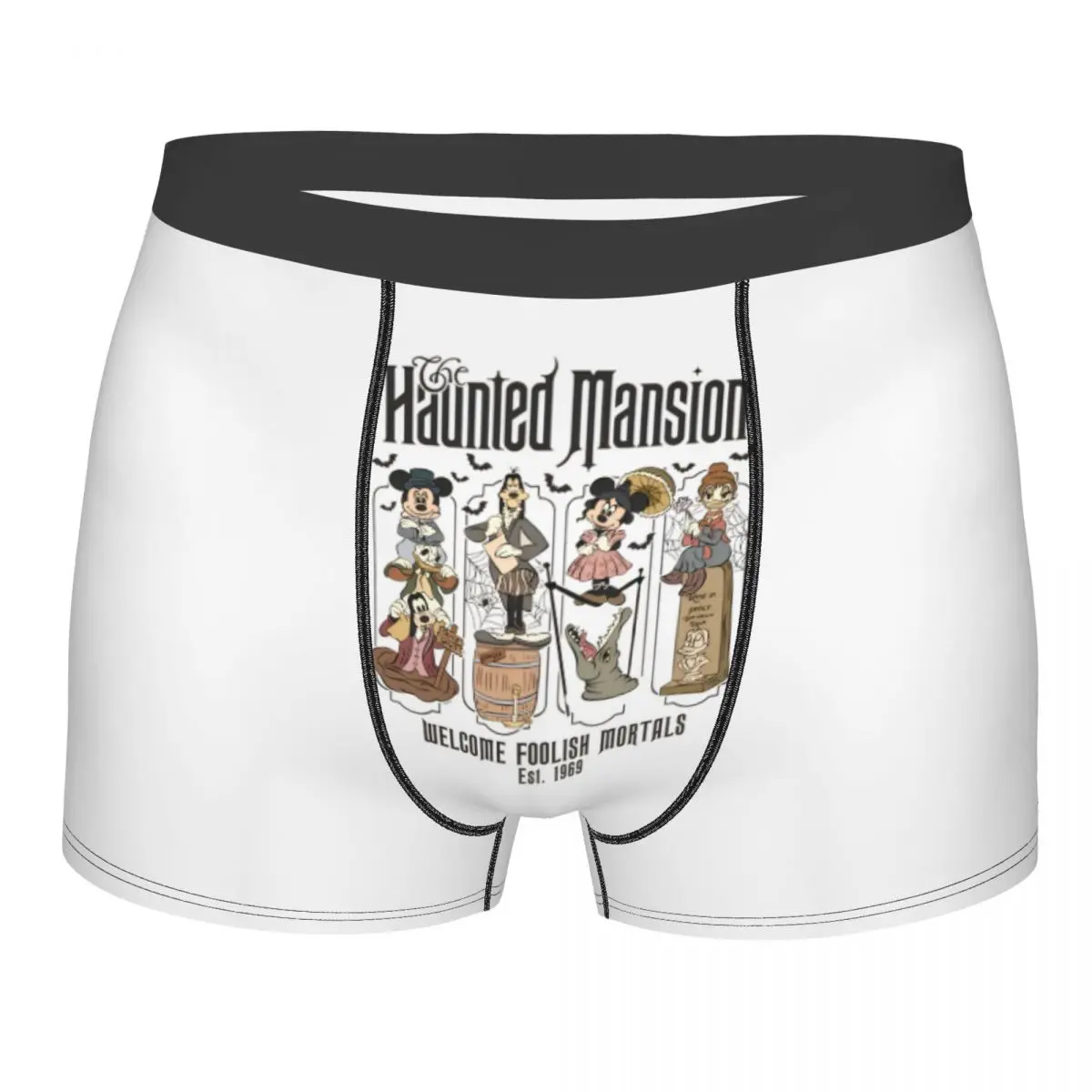 

Мужской крутой Хэллоуин призрак монстр особняк с привидениями мужское нижнее белье трусы-боксеры дышащие шорты трусы трусы