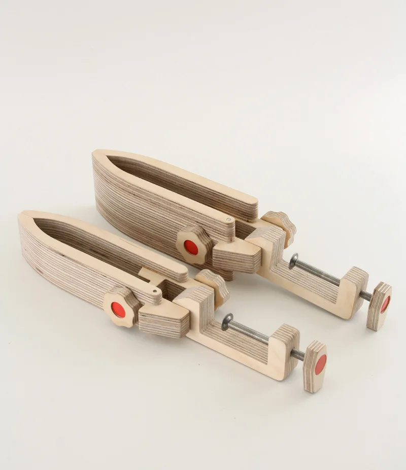 Leather Hand Sewing Wooden Clamps Birch Wood Board Handmade DIY Homemade Leather Tools Boutique Multi-layer Board G Clamps