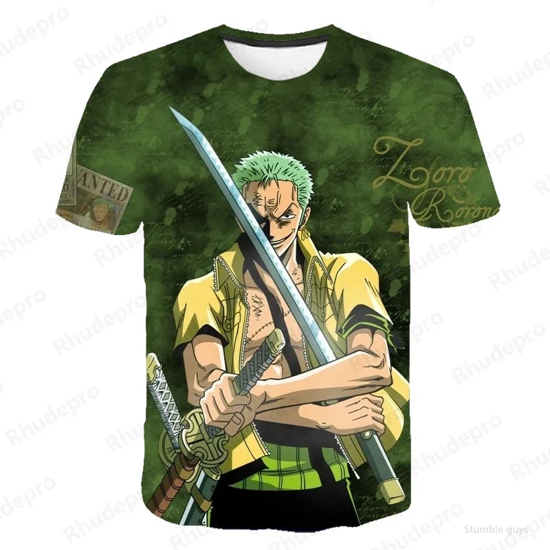 Kids Boys One Piece T-Shirt Usopp Modern Print Summer Casual Boys Clothes Girls Short Sleeve Men Jersey