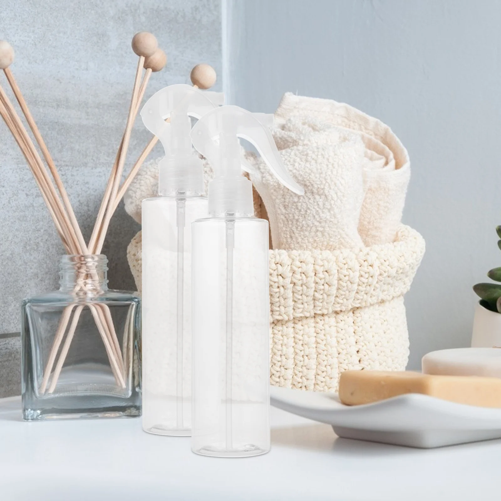 

10pcs Spray Mist Bottles Empty Travel Lotion Containers Refillable Leak Proof Perfume Holder Cosmetics Dividing Bottle For