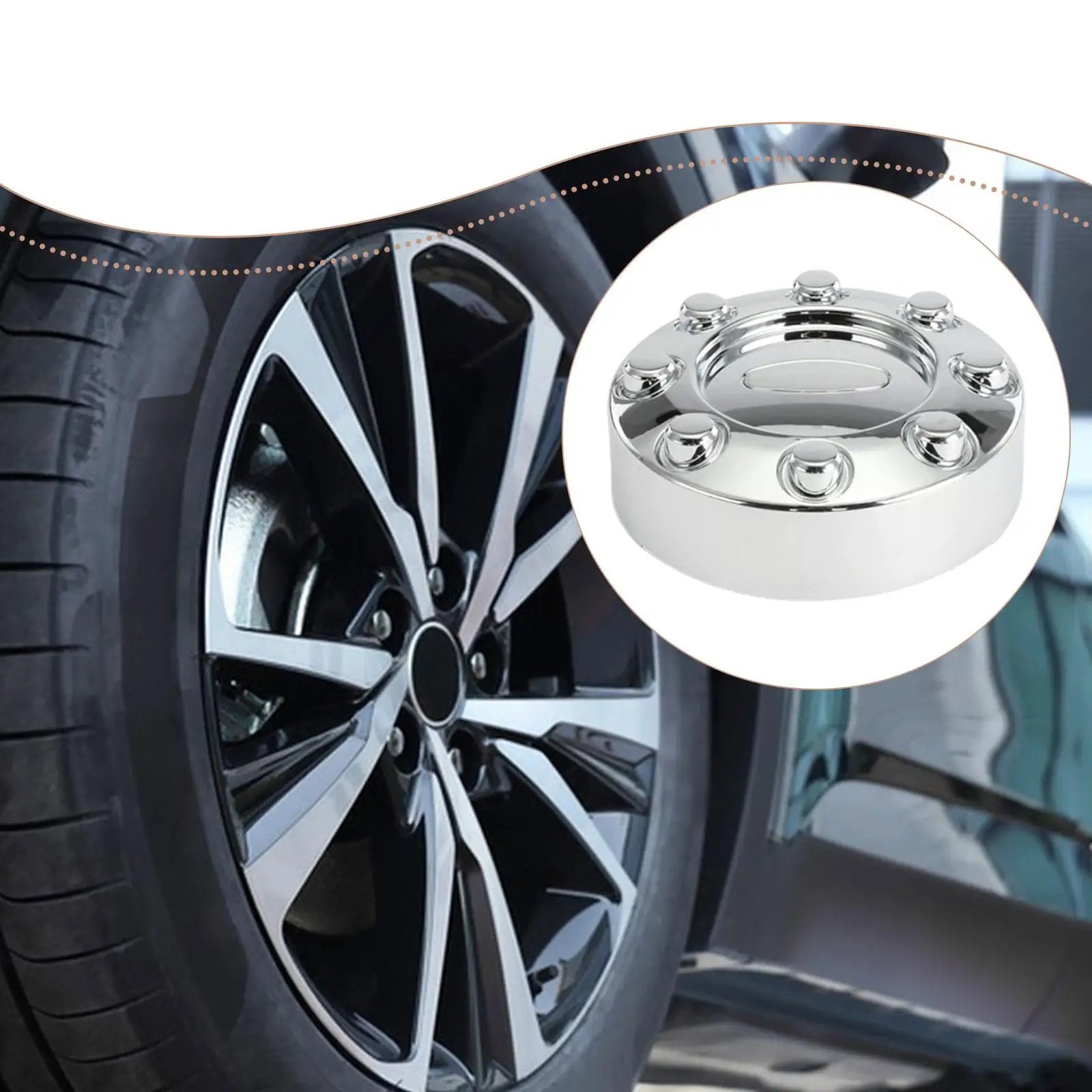 

Wheel Center Hub Cap Cover Front and Rear Wheel Center Hub Cap for F-250 F-350