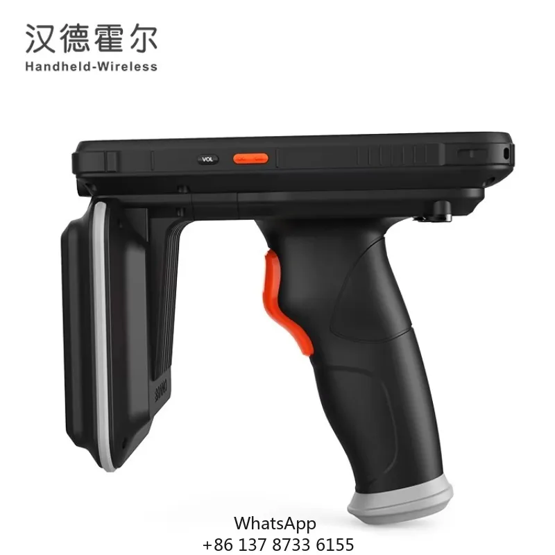 

Rfid Reader 860 960 Mhz Wireless Android 10.0 Industrial Pda Barcode Scanner Uhf Rfid Tag Reader Fcc Ce Rohs Certificated