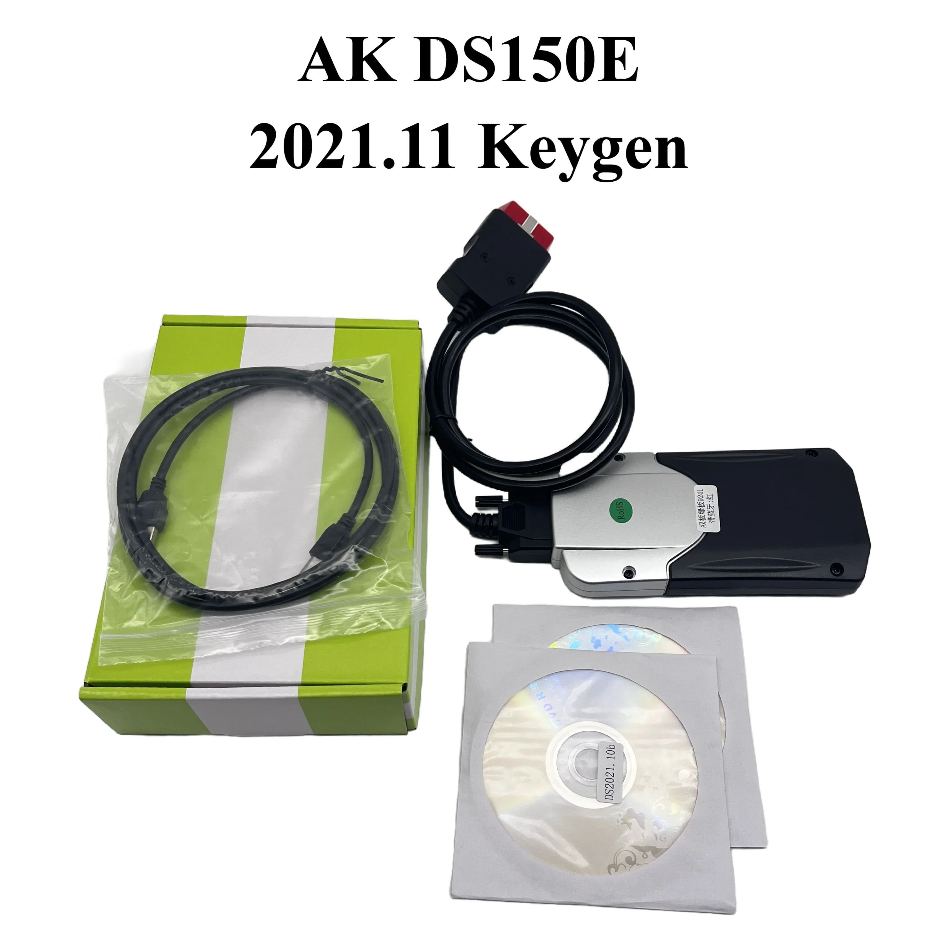 Top quality AK DS150E With Bluetooth 2021.11 Keygen For Del DS150E With BT Obd2 Auto Diagnostic Tools For Cars Trucks