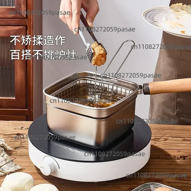 Stainless Steel Multifunctional Fryer Fresh-keeping Box Portable Outdoor Pot Hot Vegetable Steamer